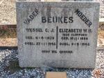BEUKES Wessel C.J. 1878-1942 & Elizabeth W.H. KLOPPERS 1888-1942