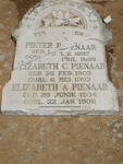 PIENAAR Pieter P. 1897-1898 :: PIENAAR Elizabeth C. 1903-1903 :: PIENAAR Elizabeth A. 1904-1905