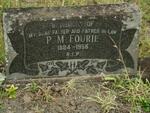 FOURIE P.M. 1884-1956