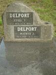 DELPORT Mathys J. 1928-1975 & Ethel F. 1929-1993