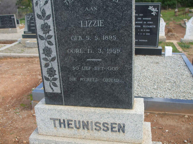 THEUNISSEN Lizzie 1895-1959