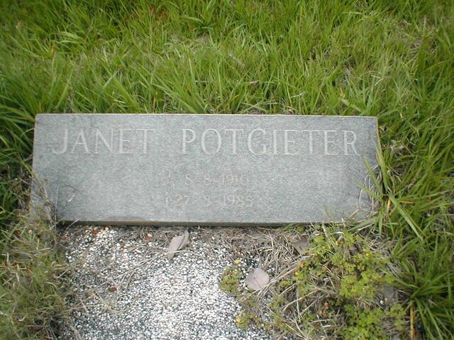 POTGIETER Janet 1910-1985
