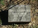 WIDDICOMBE Phyllis Frances nee WHYTE 1893-1976