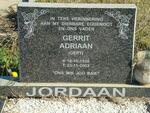 JORDAAN Gerrit Adriaan 1938-2003