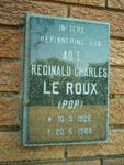 ROUX Reginald Charles, le 1926-1988