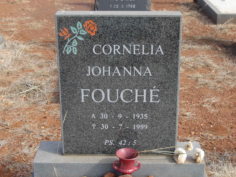 FOUCHE Cornelia Johanna 1935-1999