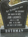 ROTHMAN Jan Gabriel 1919-1990