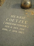 COETZEE Hekkie 1914-1957