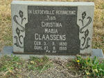 CLAASSENS Christina Maria 1890-1985