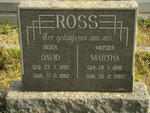 ROSS David 1892-1962 & Martha 1886-1963
