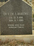 LOURENS Bettie 1896-1960