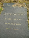 COETZEE Bettie 1899-1977
