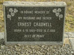 CRADWELL Ernest 1869-1960