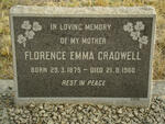 CRADWELL Florence Emma 1875-1960