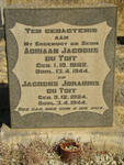 TOIT Adriaan Jacobus, du 1882-1944 :: TOIT Jacobus Johannes, du 1924-1944