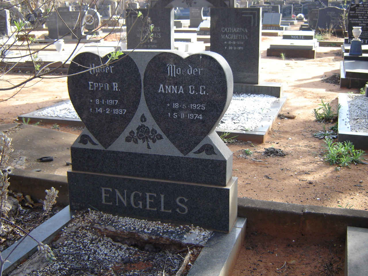 ENGELS Eppo R. 1917-1997 & Anna C.G. 1925-1974