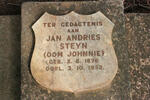 STEYN Jan Andries 1876-1952
