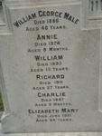 MALE  William George  -1886 & Elizabeth Mary  -1931