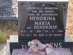 TIDDENS Hendrina Maria, van nee HENDRIKSE 1891-1984