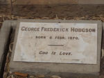 HODGSON George Frederick 1870-