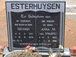 ESTERHUYSEN Hendrik 1894-1975 & Anna M. SWARTS 1903-1998