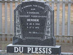 PLESSIS Hendrik, du 1908-1975