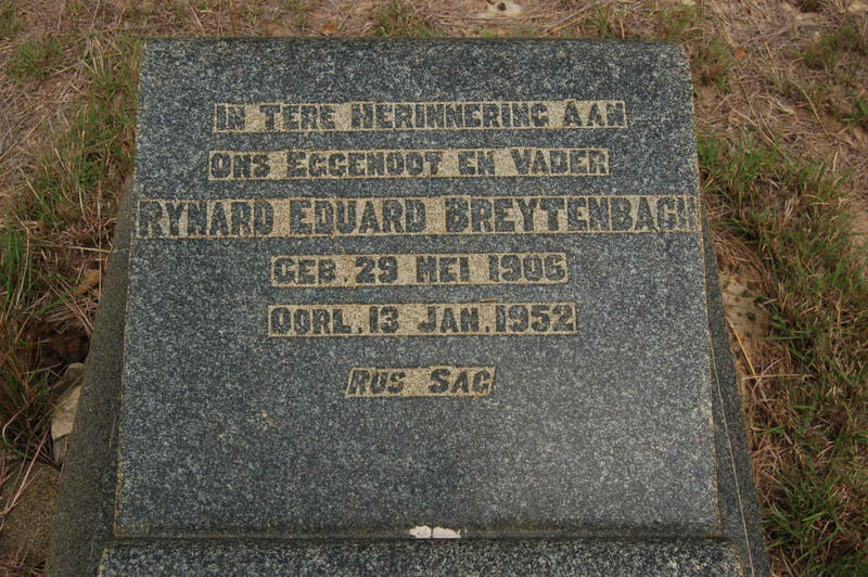 BREYTENBACH Rynard Eduard 1906-1952