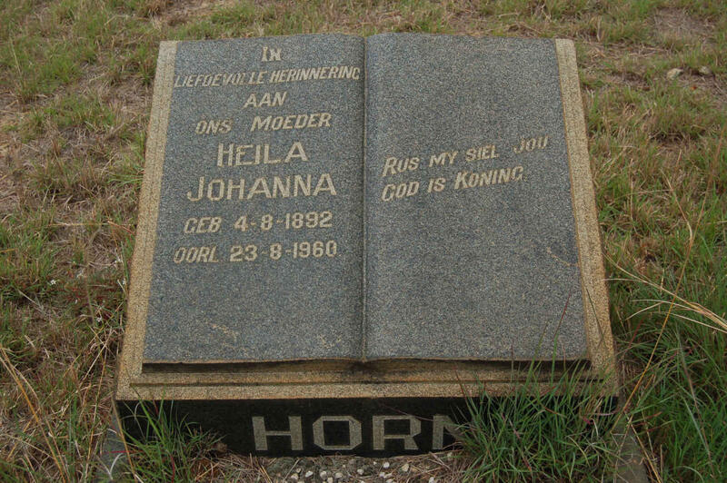 HORN Heila Johanna 1892-1960