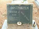 OOSTHUIZEN Hester J. 1933-1973