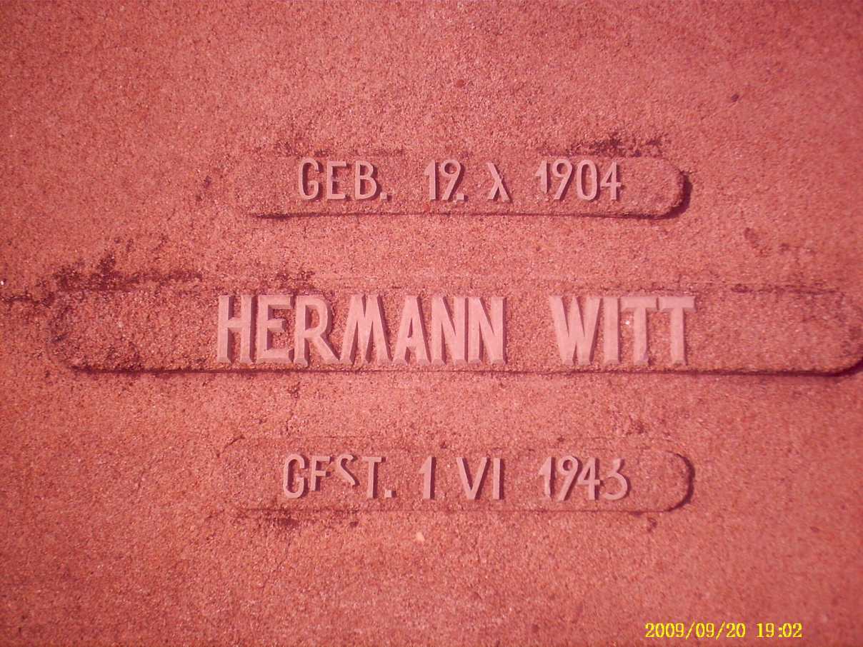 WITT Hermann 1904-1943