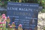 EUROPA Lenie Magareth 1928-2001