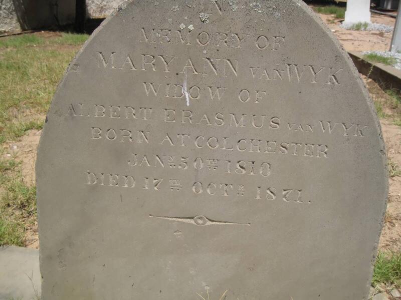 WYK Mary Ann, van 1810-1871