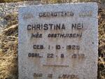 NEL Christina nee OOSTHUISEN 1925-1959