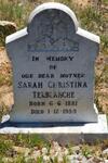 TERBLANCHE Sarah Christina 1881-1935