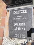 COETZEE Johanna Adriana 1927-2004