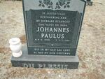 PLESSIS Johannes Paulus, du 1908-1984