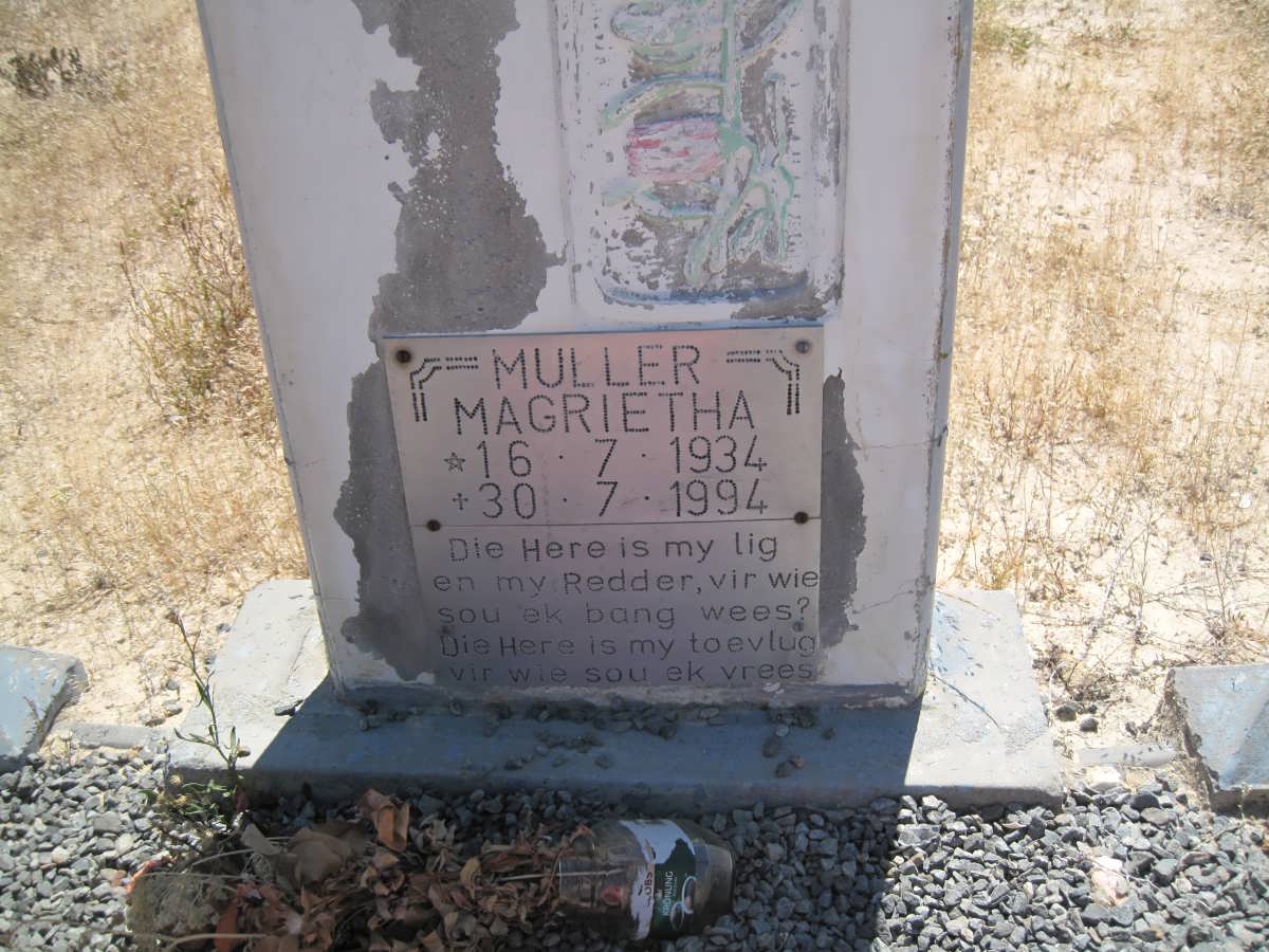 MULLER Magrietha 1934-1994