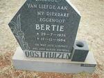 OOSTHUIZEN Bertie 1936-1984