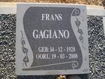 GAGIANO Frans 1928-2008