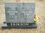 ERIKSON Frederik Emil 1930-1983 :: ERIKSON Frederik Emil 1968-1983