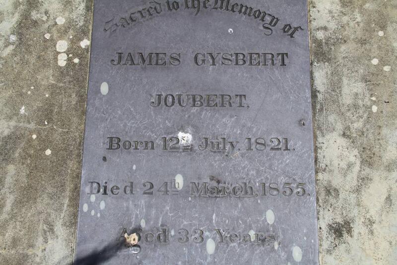 JOUBERT James Gysbert 1821-1855