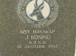 KONING J. -1942