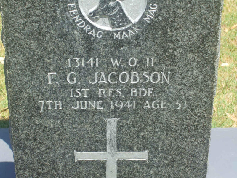 JACOBSON F.G. -1941