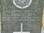 ROBERTSON G. -1918