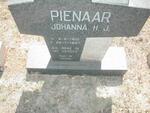PIENAAR Johanna H.J. 1910-1987