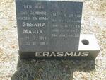 ERASMUS Susara Maria 1914 - 1987