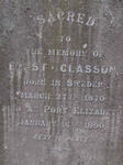 CLASSON Ernst 1870-1890