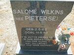 WILKINS Salome nee PIETERSE 1963-1988