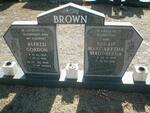 BROWN Alfred Gordon 1905-1990 & Sarah Margaretha Magdalena 1909-2001