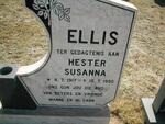 ELLIS Hester Susanna 1917-1990